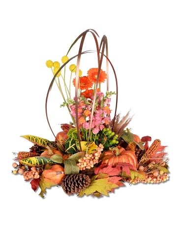 Fall Sphere Flower Arrangement