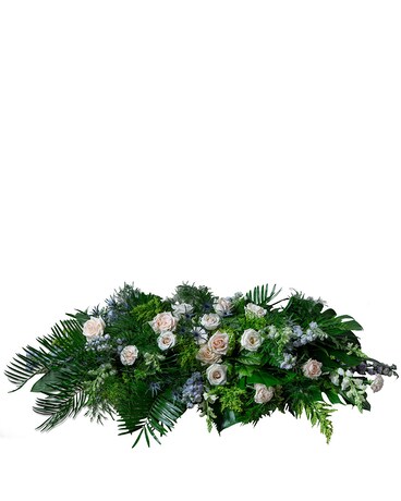 Heartfelt Rememberance Casket Spray Funeral Casket Spray Flowers