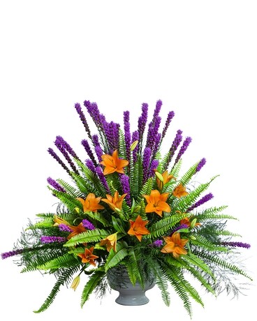 Birds of Solace Sympathy Urn Flower Arrangement