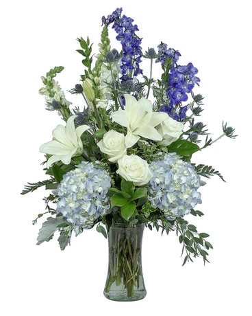 Blue Beauty Flower Arrangement