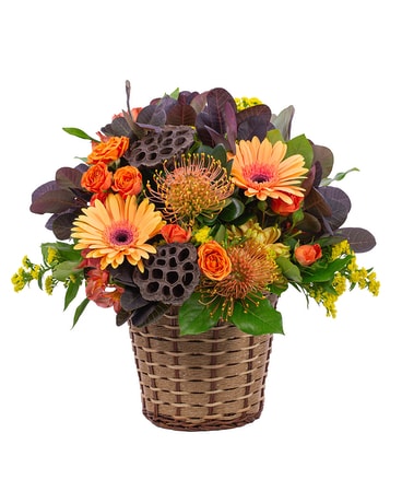 Plentiful Basket Flower Arrangement