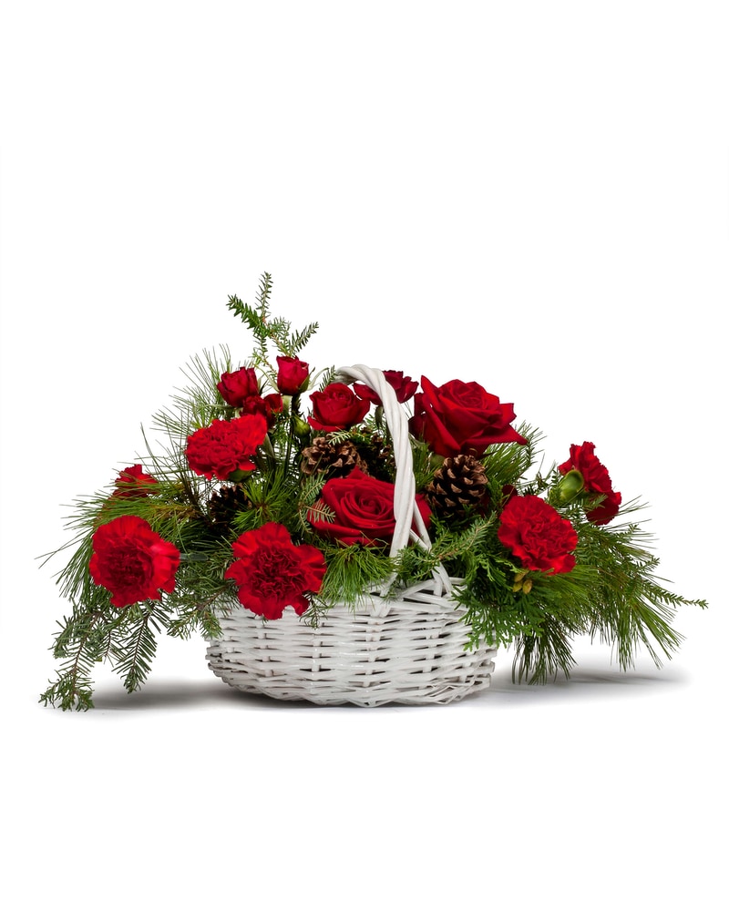 Classic Holiday Basket in Port St Lucie FL Flowers by Susan Port St