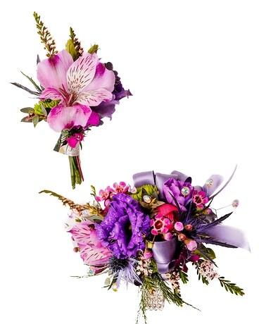 Night Sky Pair Flower Arrangement
