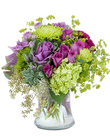 Magenta Mystery Flower Arrangement
