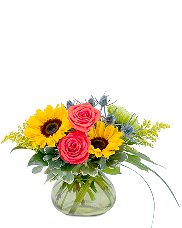Sunlit Flower Arrangement