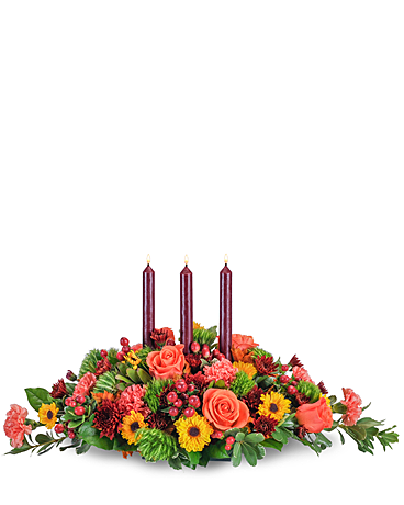 Pumpkin Glow Flower Arrangement