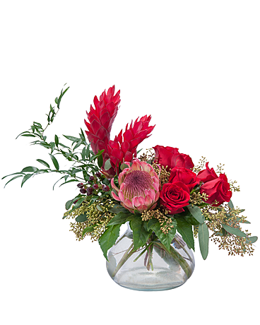 A Touch of Tropics Flower Arrangement