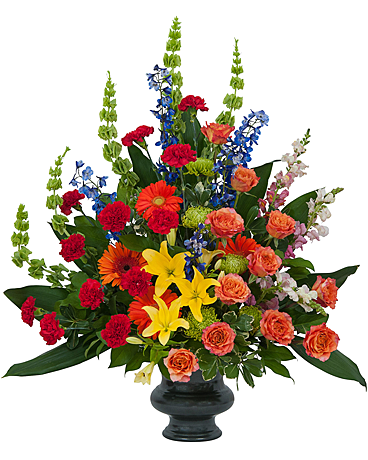 Treasured Celebration Urn Flower Arrangement