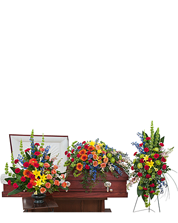 Treasured Celebration Trio Flower Arrangement
