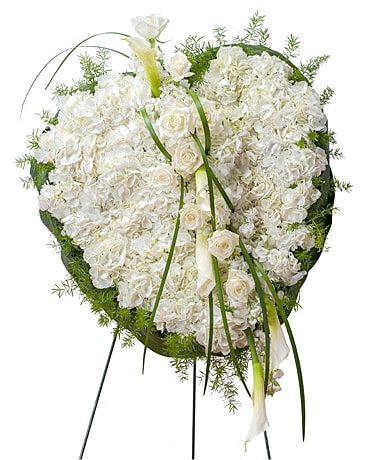 Elegant Love Heart Flower Arrangement
