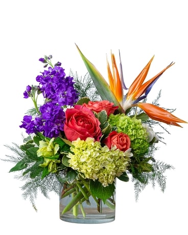 Coral Sunrise Flower Arrangement