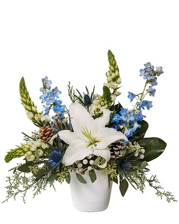Aquamarine Flower Arrangement