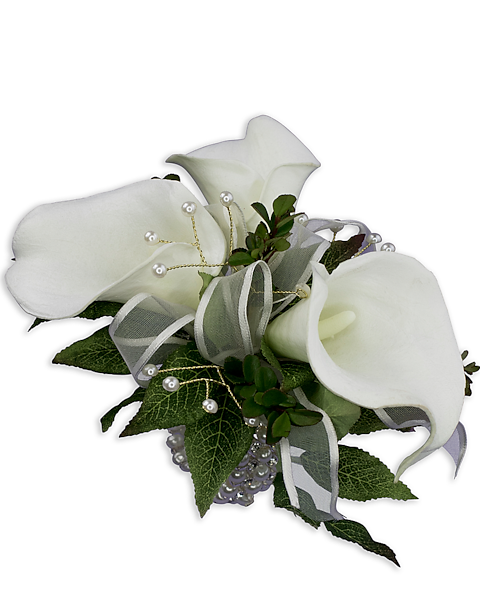 Lily wrist outlet corsage