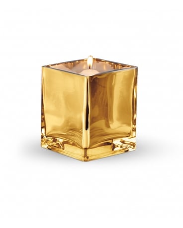 Mirrored Gold Cube container by theMarket