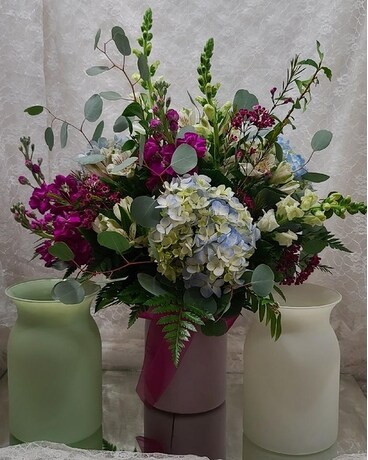 Woodland's Own Garden mix vase Flower Arrangement