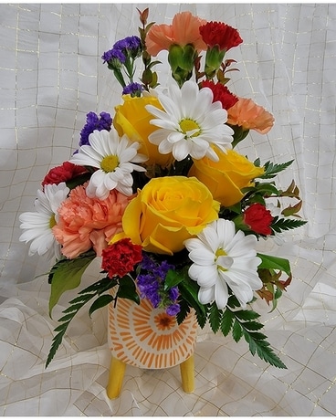 Woodland's Own Bright Modern Mix Flower Arrangement