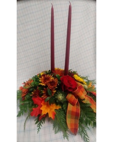 Woodland's Own Thanksgiving 2 Flower Arrangement