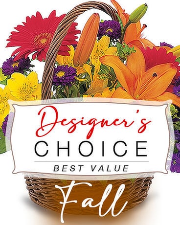 Fall Designer's Choice Flower Arrangement