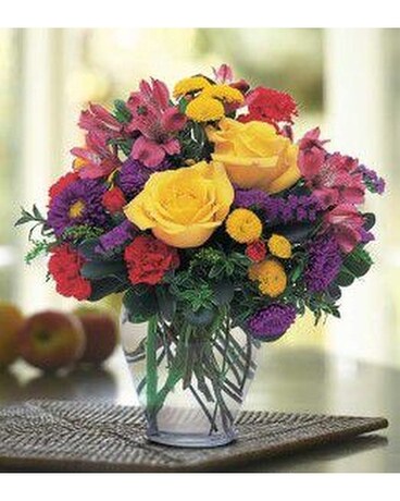 Brighten Their Day Flower Arrangement