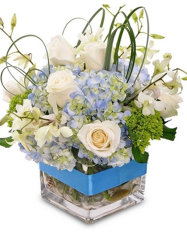 Baby Blues Flower Arrangement
