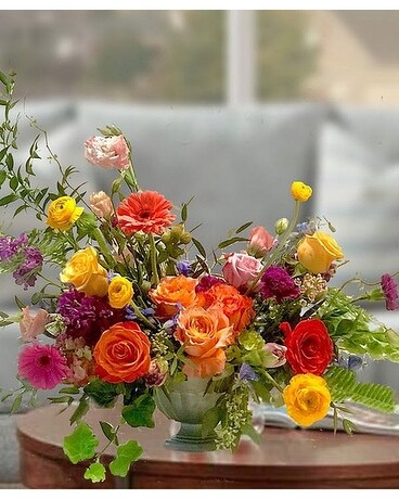Tapestry of Spring Flower Arrangement