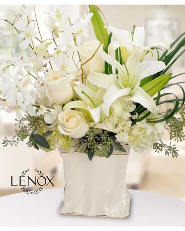 Lenox bag Roses Flower Arrangement