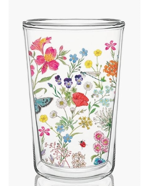 Floral Drinking Glass (Various Designs) in Milwaukee WI