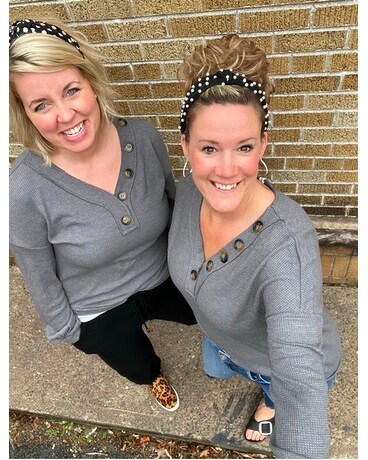 Button grey top Gifts