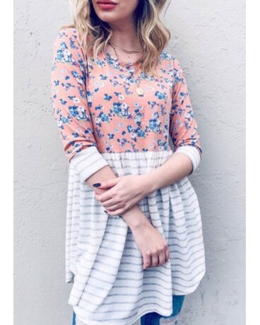 Mixed pattern tunic Gifts