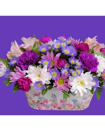 Lovely Shades of Lilac Flower Arrangement