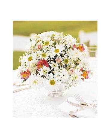 Daisy Joy Centerpiece Flower Arrangement