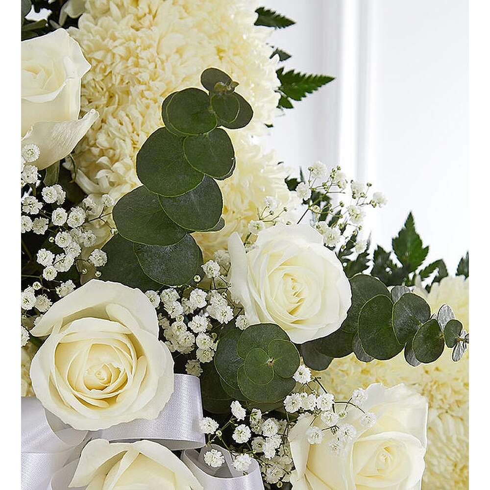 Tribute Standing Cross White in Jupiter FL - Anna Flowers of Jupiter