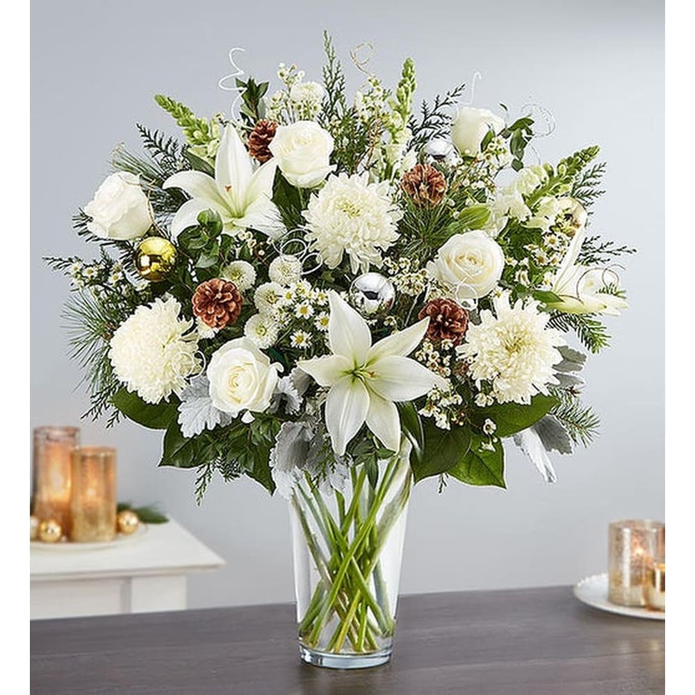 Dazzling Winter Wonderland Flower Arrangement