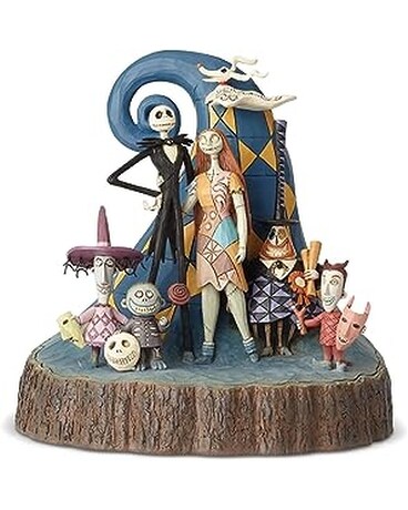 Enesco Disney Traditions Nightmare Carved By Heart Flower Arrangement