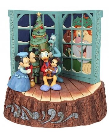 Mickey's Christmas Carol Carved by Heart Flower Arrangement