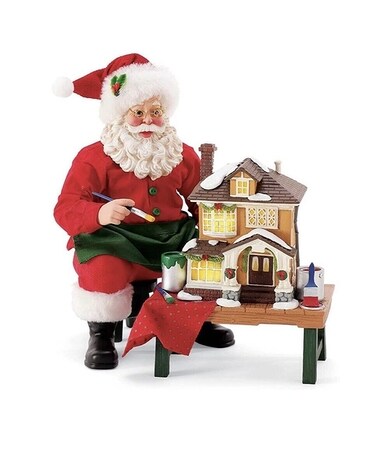 Department 56 Santa Fixer Upper Possible Dreams Flower Arrangement