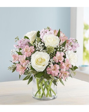 Elegant Blush Bouquet Flower Arrangement