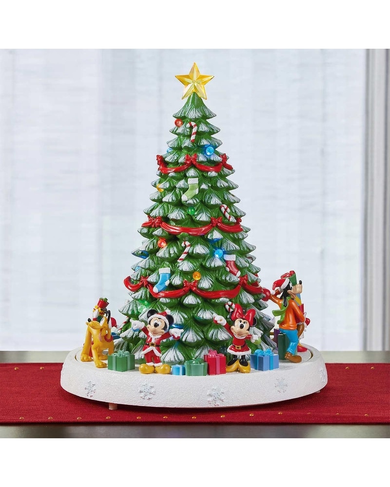 Animated Disney buy Holiday Tree with Music Hand-painted LIMITED EDITION