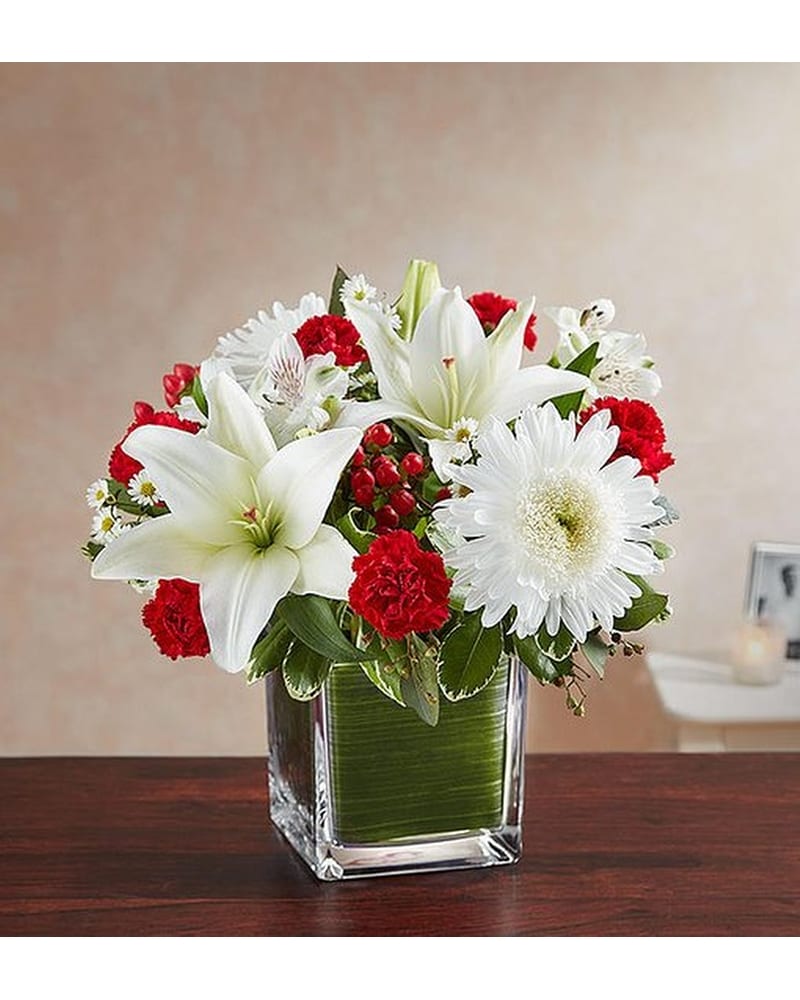 Healing Tears Red And White in Jupiter FL - Anna Flowers of Jupiter