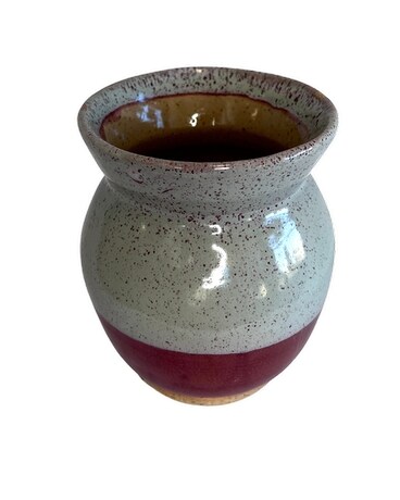 Raspberry Silver Mid Vase Gifts