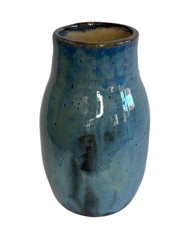 Stoned Denim Vase Flower Arrangement