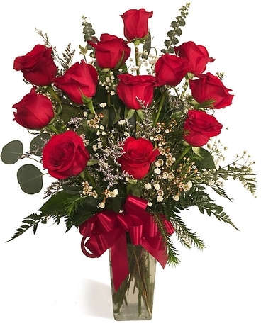 The Ultimate Dozen Roses Flower Arrangement