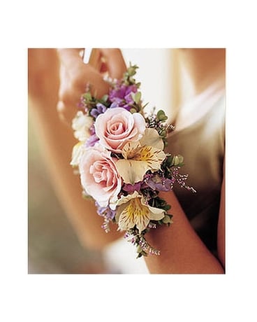 Sweet Pastels Wristlet Corsage