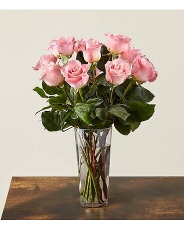 Pink Roses Flower Arrangement