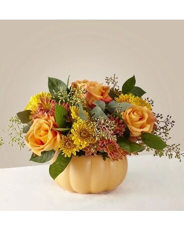 Pumpkin Spice Forever Flower Arrangement