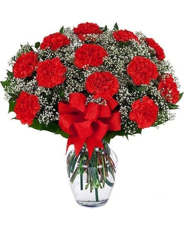 Classic Carnations Flower Arrangement