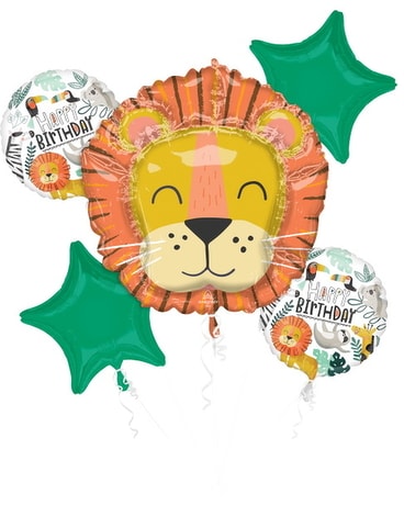 Safari Birthday Balloon Bouquet Balloon Bouquet