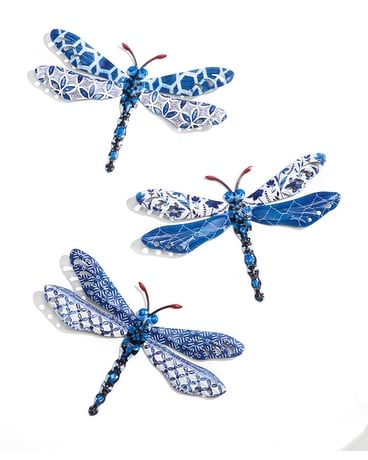 Blue Dragonfly Wall Art Gifts