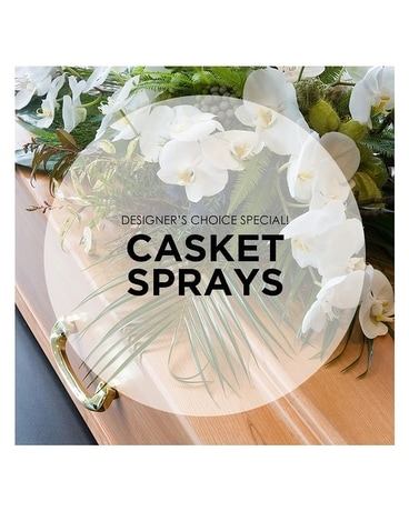 Designer's Choice Casket Spray Funeral Casket Spray Flowers