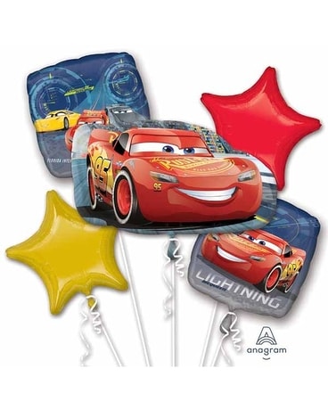 Cars Balloon Bouquet Gifts